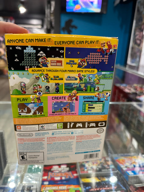 Super Mario Maker - Nintendo Wii U - Big Box with Book