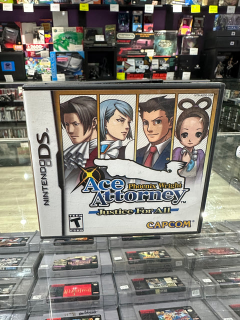 Ace Attorney Nintendo DS Lot - Justice for All, Trials + Tribulations, Apollo Justice
