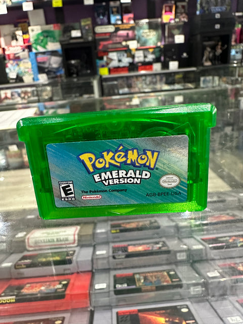 Authentic Pokemon Emerald - Nintendo Gameboy Advance GBA - Tested