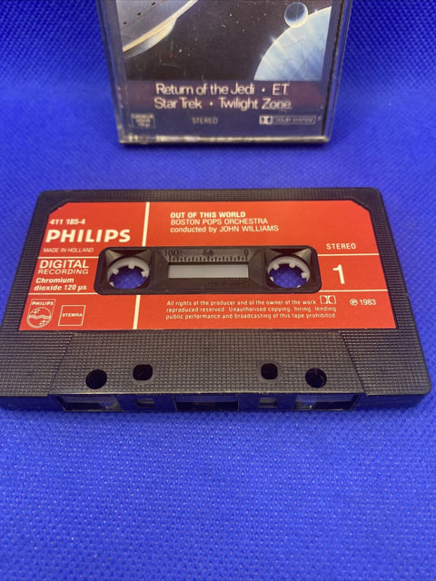John Williams The Boston Pops Out Of This World Cassette Tape - Star Wars + More