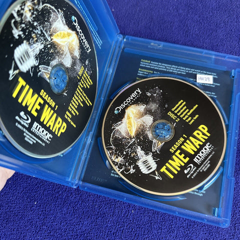 Time Warp Seasons 1 + 2 Lot (Blu-ray Disc, 2009) Discovery Channel Tested!