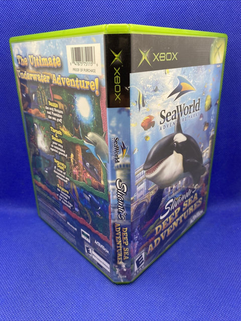 SeaWorld: Shamu's Deep Sea Adventures (Microsoft Original Xbox, 2005) Complete