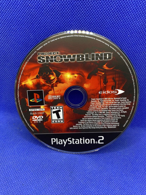 Project: Snowblind (Sony PlayStation 2, 2005) PS2 Complete - Tested!