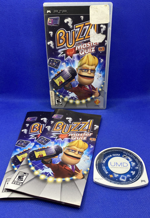 Buzz Master Quiz (Sony PSP, 2008) CIB Complete, Tested!