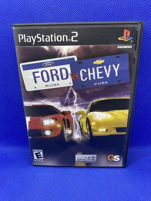 Ford vs. Chevy (Sony PlayStation 2, 2005) PS2 CIB Complete - Tested!