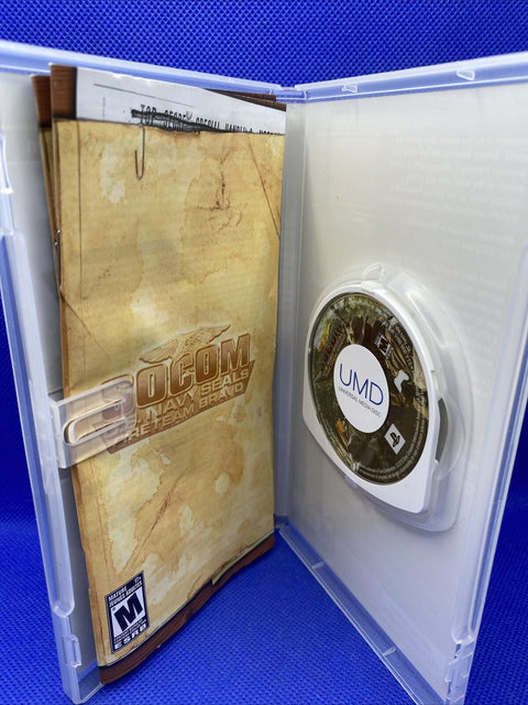 Socom US Navy Seals Fireteam Bravo 1 + 2 Lot (Sony PSP) CIB Complete Tested!