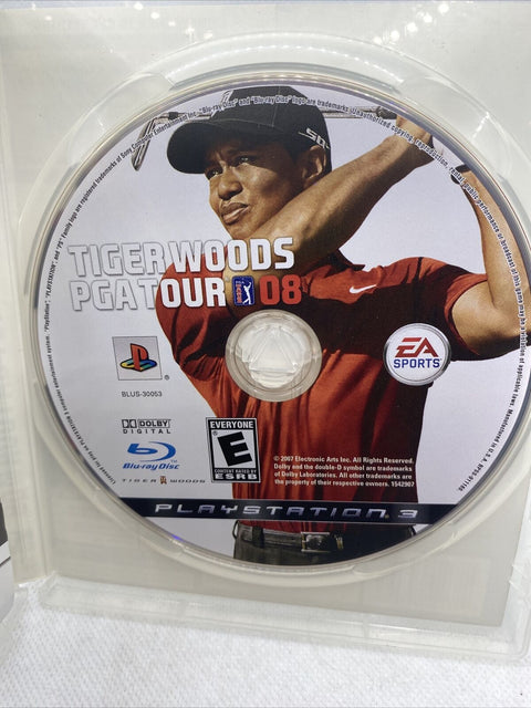 Tiger Woods PGA Tour 08 (Sony PlayStation 3, 2007) PS3 CIB Complete, Tested!