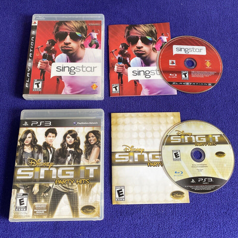 Singstar Sing It PS3 Lot - Party Hits (PlayStation 3) Complete Tested!