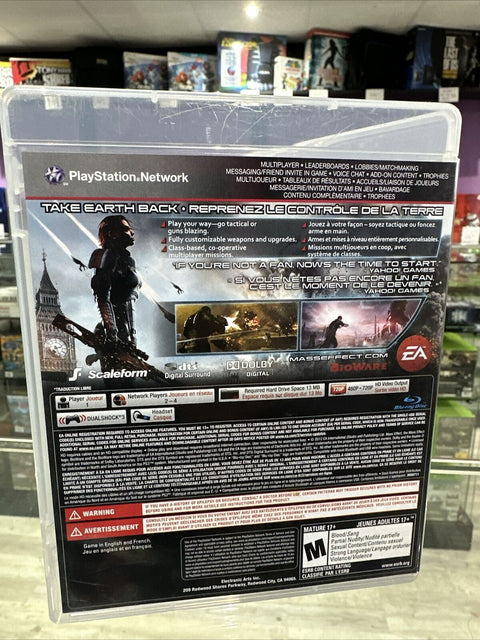 Mass Effect 3 (Sony PlayStation 3, 2012) PS3 CIB Complete Tested!