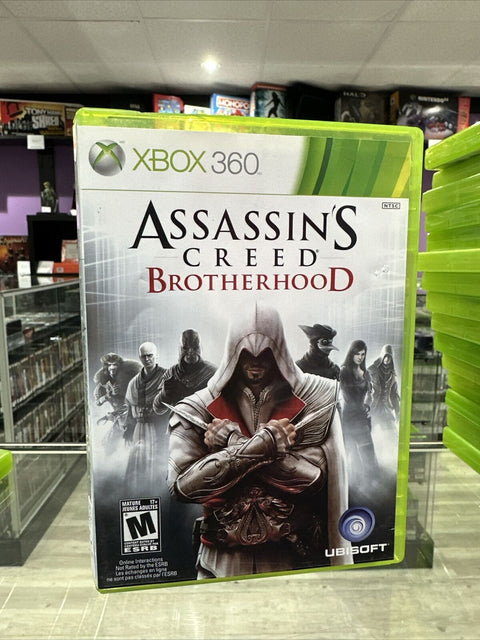 Assassin's Creed: Brotherhood (Microsoft Xbox 360) Complete Tested - Case Damage