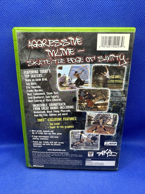 Aggressive Inline (Microsoft Original OG Xbox, 2002) No Manual - Tested!