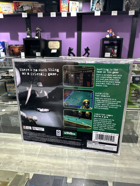 Pool Hustler (Sony PlayStation 1, 1998) PS1 CIB Complete Tested!