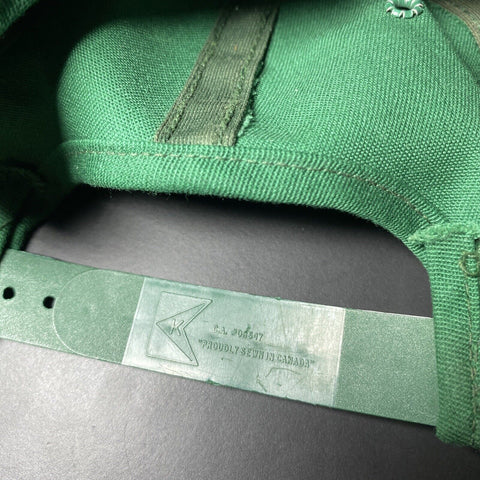 Vintage McDonalds Sports Memories Snapback Hat - VTG Canada Green & Yellow