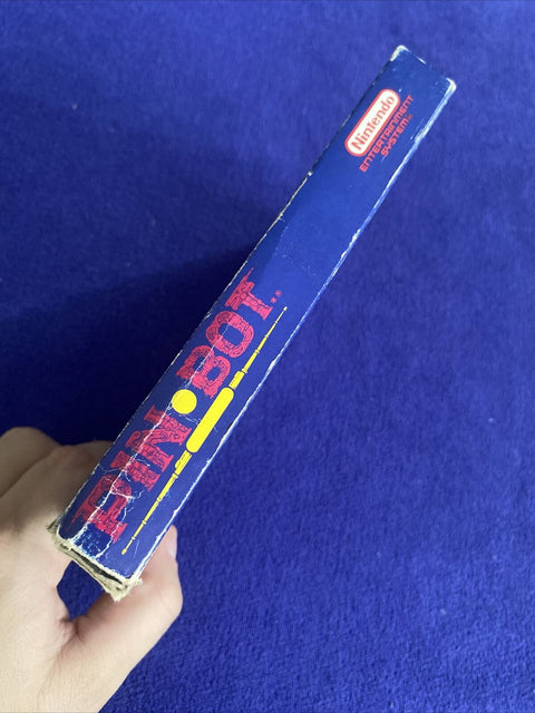 PinBot (Nintendo NES, 1990) Authentic In Box - No Manual - Tested!