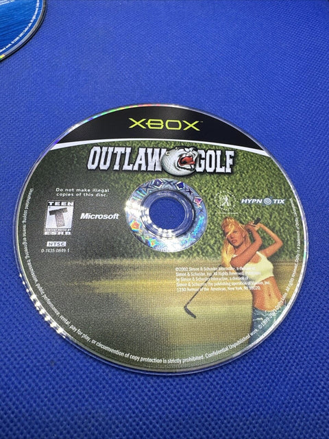 Outlaw Golf/SeaBlade Two-for-One (Microsoft Original Xbox, 2002) OG Xbox Tested