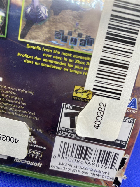 NEW! Universe at War: Earth Assault (Microsoft Xbox 360, 2008) Factory Sealed!