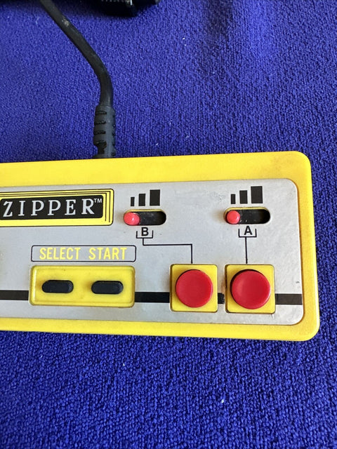 Beeshu Zipper Turbo Controller For Nintendo NES - Yellow Tested! *No Thumbstick*
