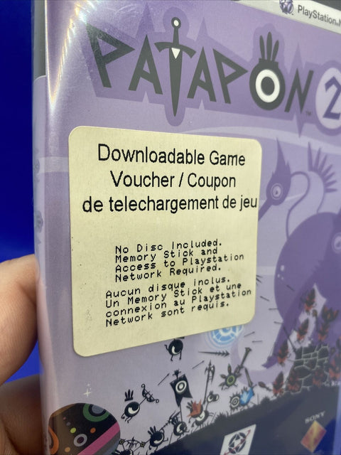 NEW! Patapon 2 (Sony PSP, 2009) Factory Sealed - DLC No Game Disc Included