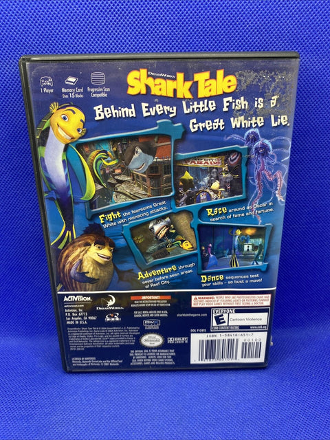 Shark Tale (Nintendo GameCube, 2004) CIB Complete - Replacement Case - Tested!