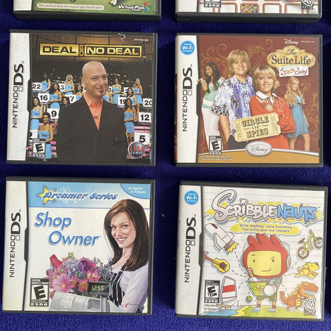 Nintendo DS Game Lot Of 9 Games - Tested!