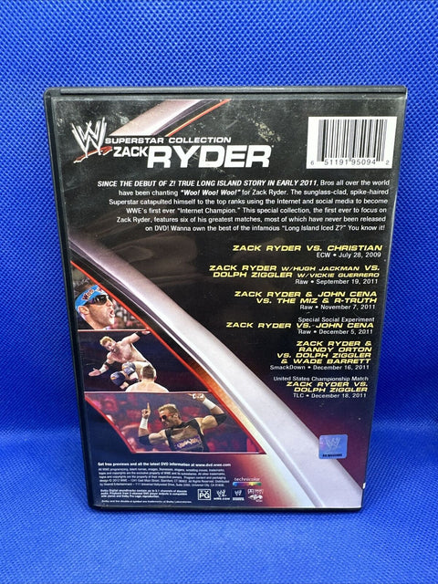 WWE: Superstar Collection - Zack Ryder (DVD, 2012). Tested