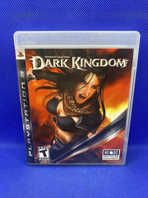 Untold Legends: Dark Kingdom (Sony PlayStation 3, 2006) PS3 CIB Complete Tested!