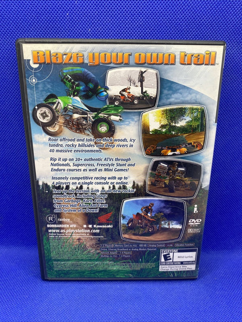 ATV Offroad Fury 1 + 2 Lot Black Label (PlayStation 2) PS2 CIB Complete Tested