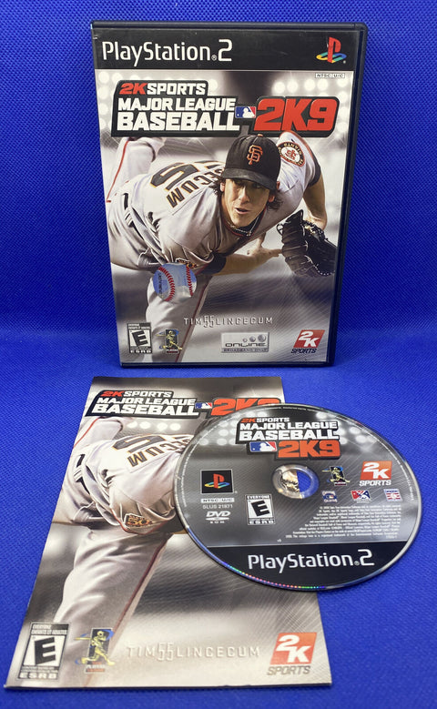 Major League Baseball MLB 2K9 (PlayStation 2, PS2) CIB Complete, Tested!