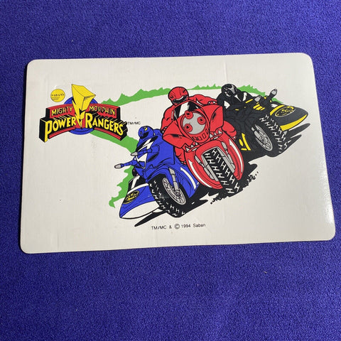 Lot of 2 Vintage 1994 Saban’s Mighty Morphin Power Rangers Kids Table Place Mats
