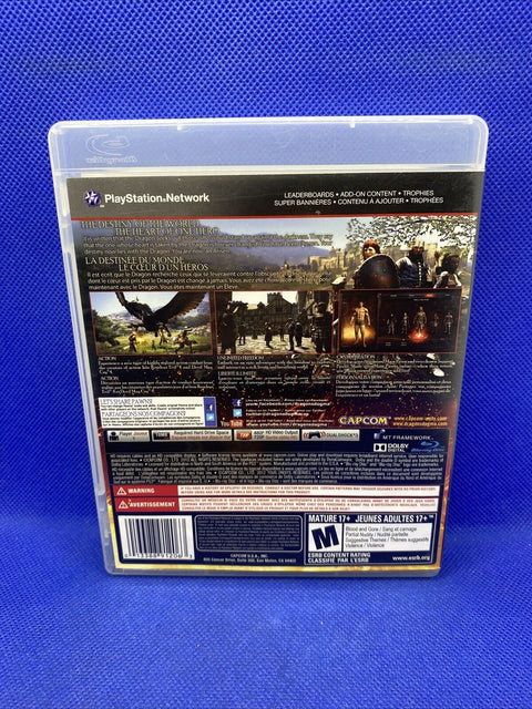 Dragon's Dogma PS3 (Sony PlayStation 3, 2012) CIB Complete - Tested!