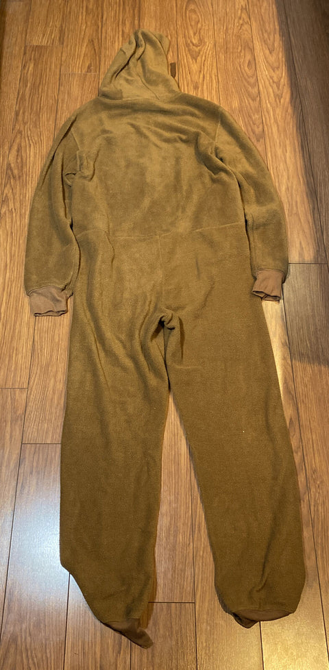 Official Star Wars Chewbacca Chewy Hooded One Piece Pajamas Adult Size Small