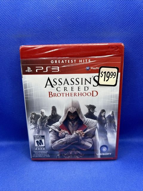 NEW Assassin's Creed: Brotherhood - Greatest Hits (PlayStation 3, PS3) Sealed