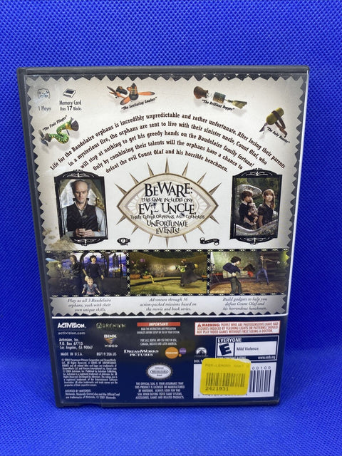 A Series of Unfortunate Events (Nintendo GameCube, 2004) CIB Complete - Tested!