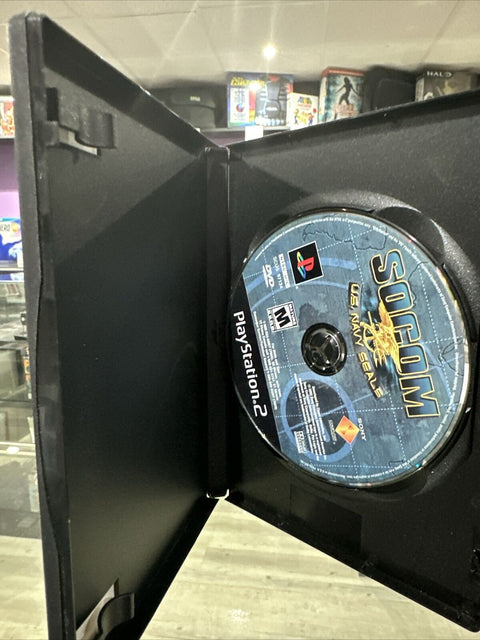 SOCOM: U.S. Navy SEALs (Sony PlayStation 2, 2002) PS2 Tested