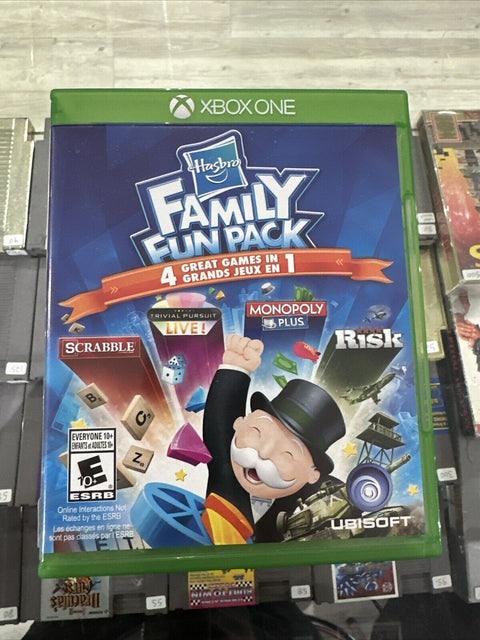 Hasbro Family Fun Pack (Microsoft Xbox One, 2015) XB1 Tested!