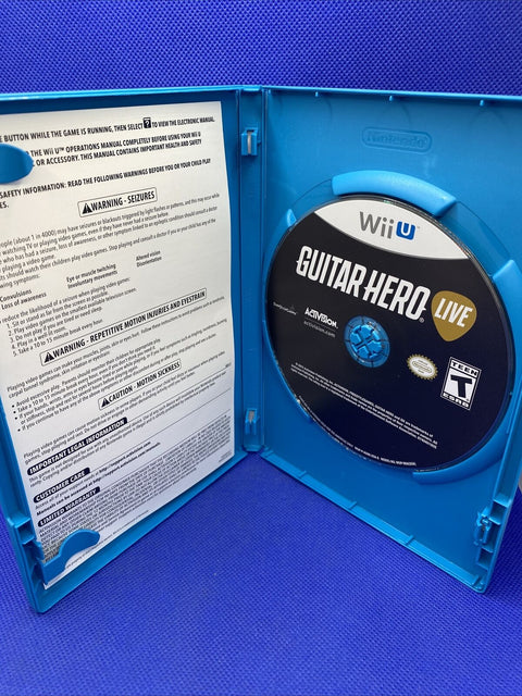 Guitar Hero Live (Nintendo Wii U, 2014) CIB Complete, Tested!