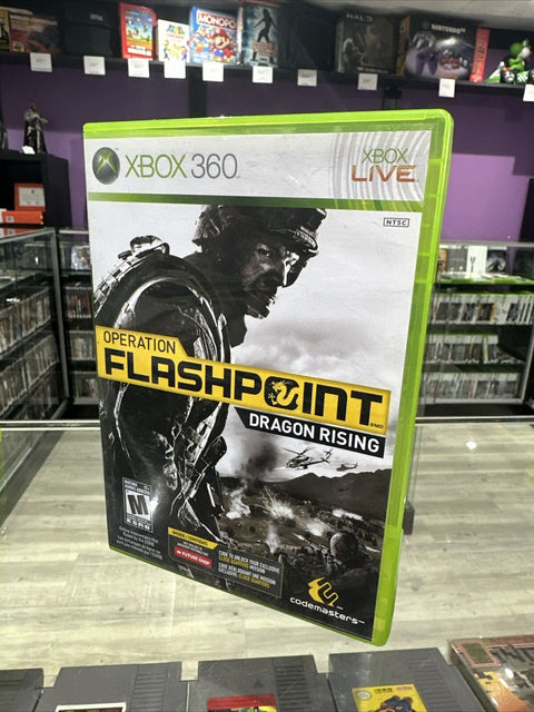 Operation Flashpoint: Dragon Rising (Microsoft Xbox 360) Complete Tested