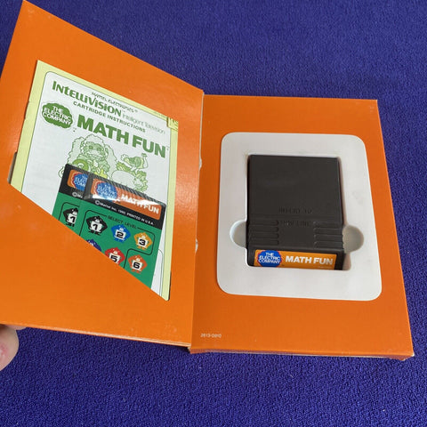 Intellivision The Electric Company Math Fun - Mattel CIB Complete w/ Overlays