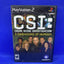 CSI Crime Scene Investigation 3 Dimensions of Murder PlayStation 2 PS2 Complete