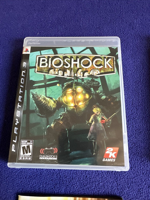 BioShock (Sony PlayStation 3, 2008) PS3 Complete w/ Slip Cover - Tested!