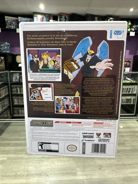 Harvey Birdman: Attorney at Law (Nintendo Wii, 2008) CIB Complete Tested!