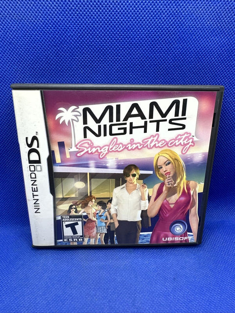 Miami Nights: Singles in the City (Nintendo DS, 2008) NDS CIB Complete Tested