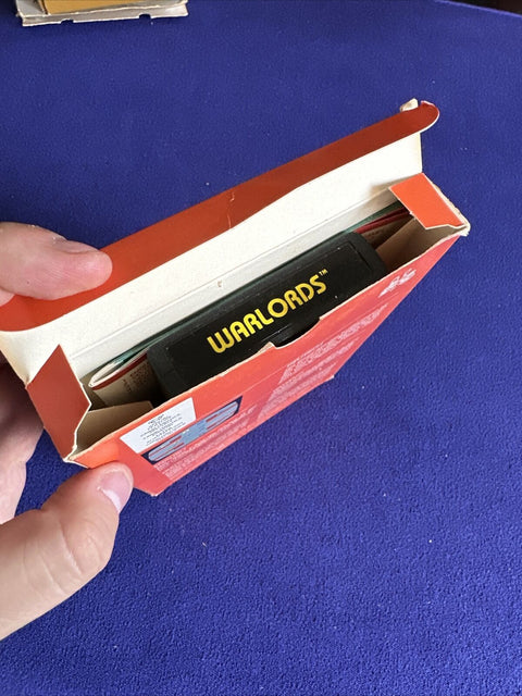 Warlords (Atari 2600, 1981) CIB Complete In Box - Tested! * Side Of Box Faded*