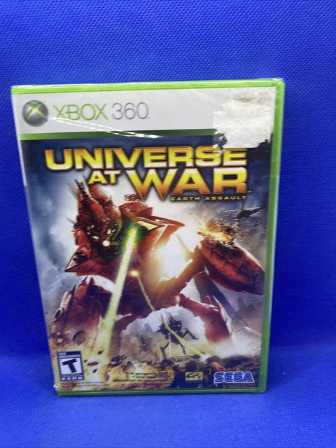 NEW! Universe at War: Earth Assault (Microsoft Xbox 360, 2008) Factory Sealed!