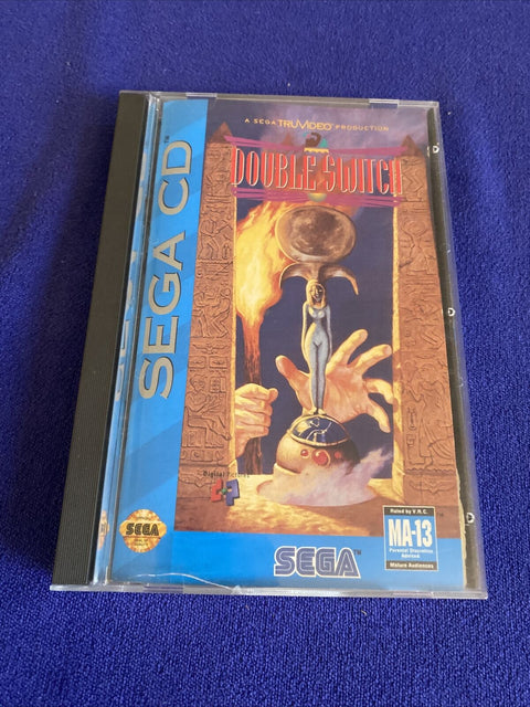 Double Switch for Sega CD - Authentic Complete - Tested!