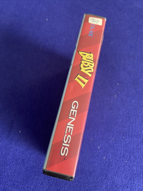 Bubsy II 2 (Sega Genesis, 1994) CIB Complete Tested!