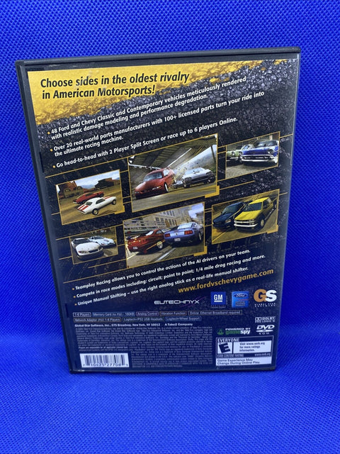 Ford vs. Chevy (Sony PlayStation 2, 2005) PS2 CIB Complete - Tested!