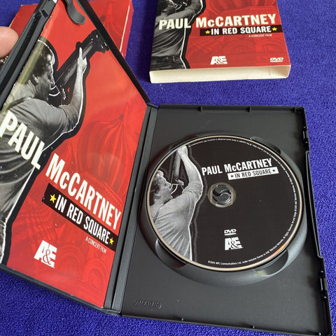 Paul McCartney In Red Square (DVD, 2005) Long Big Box - Tested!
