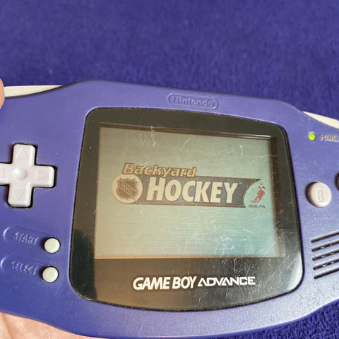 Backyard Hockey (Nintendo Game Boy Advance, 2003) GBA In Box w/ Poster Tested!