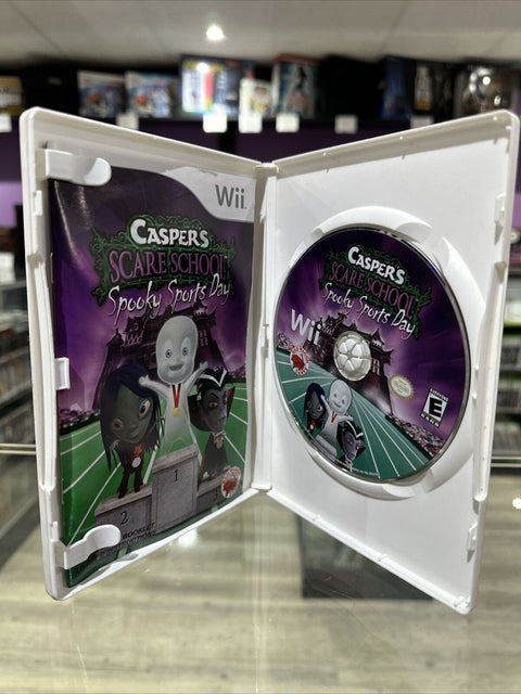Casper's Scare School: Spooky Sports Day (Nintendo Wii) Complete CIB Tested!